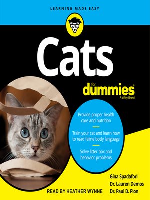 cover image of Cats For Dummies